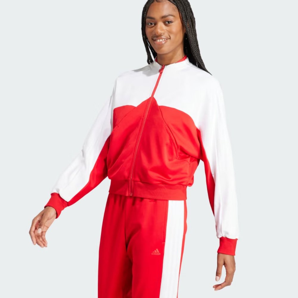ADIDAS Women’s Red-White Tiro Track Suit